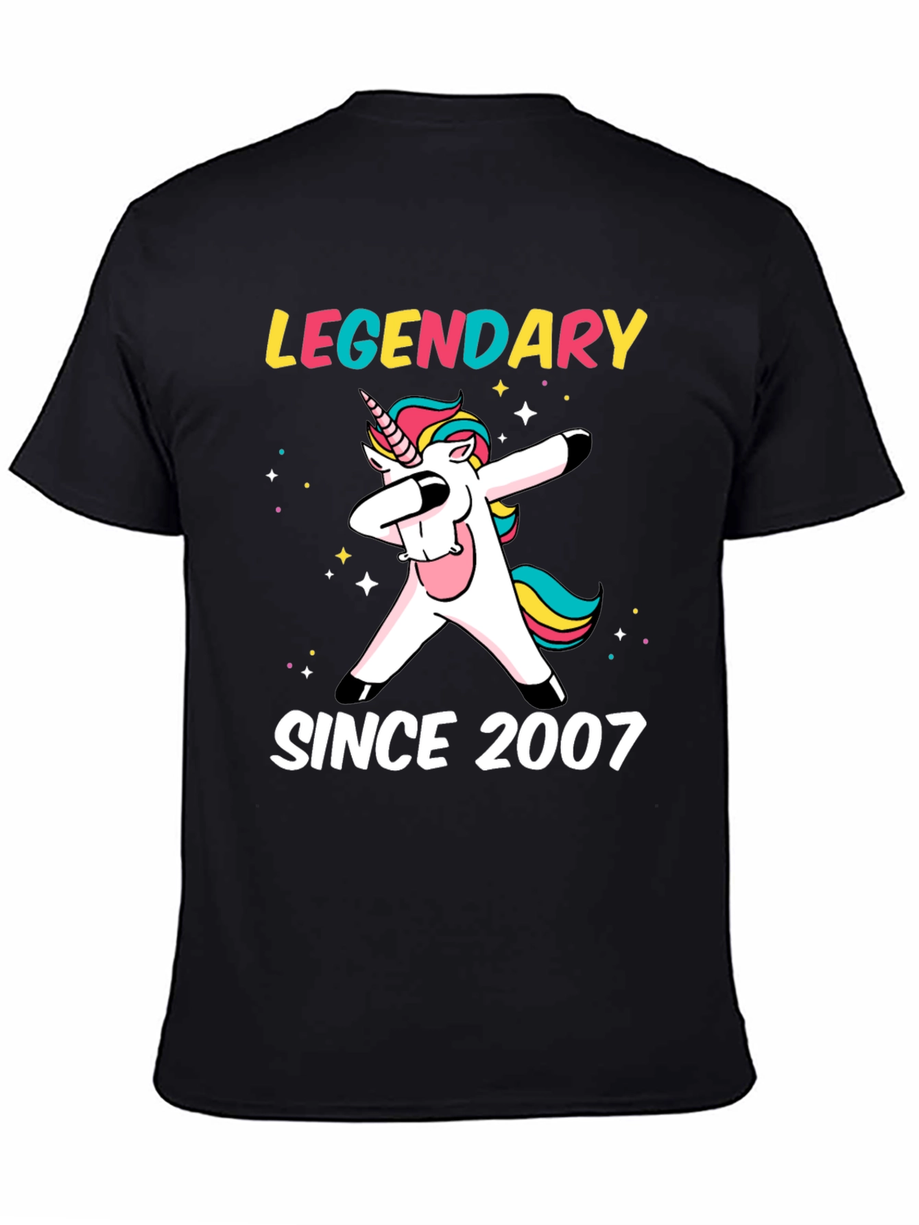 Legendary Since 2007 Dabbing Unicorn T-Shirt
