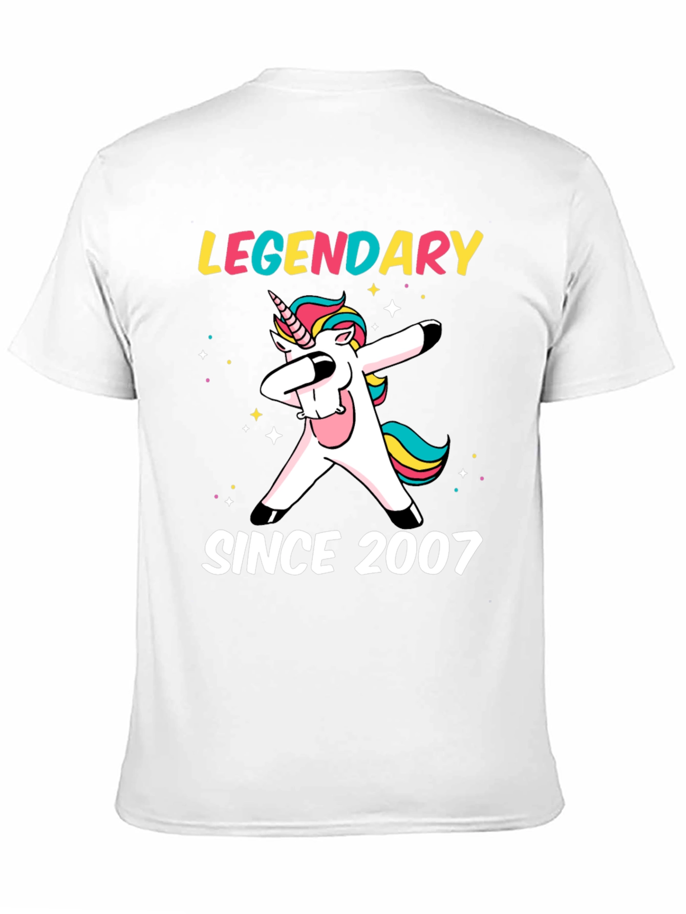 Legendary Since 2007 Dabbing Unicorn T-Shirt
