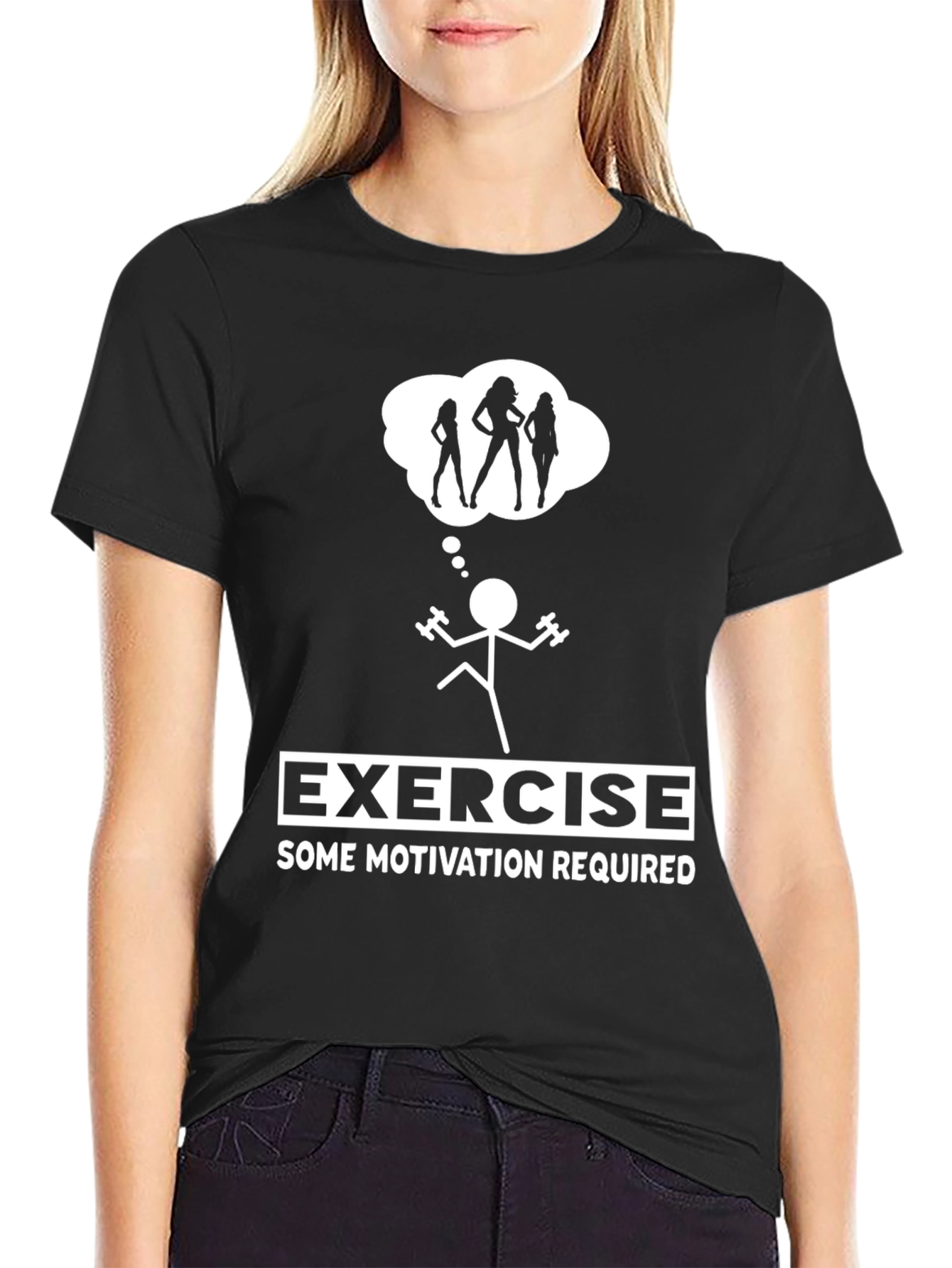 Funny Exercise Motivation Graphic T-Shirt