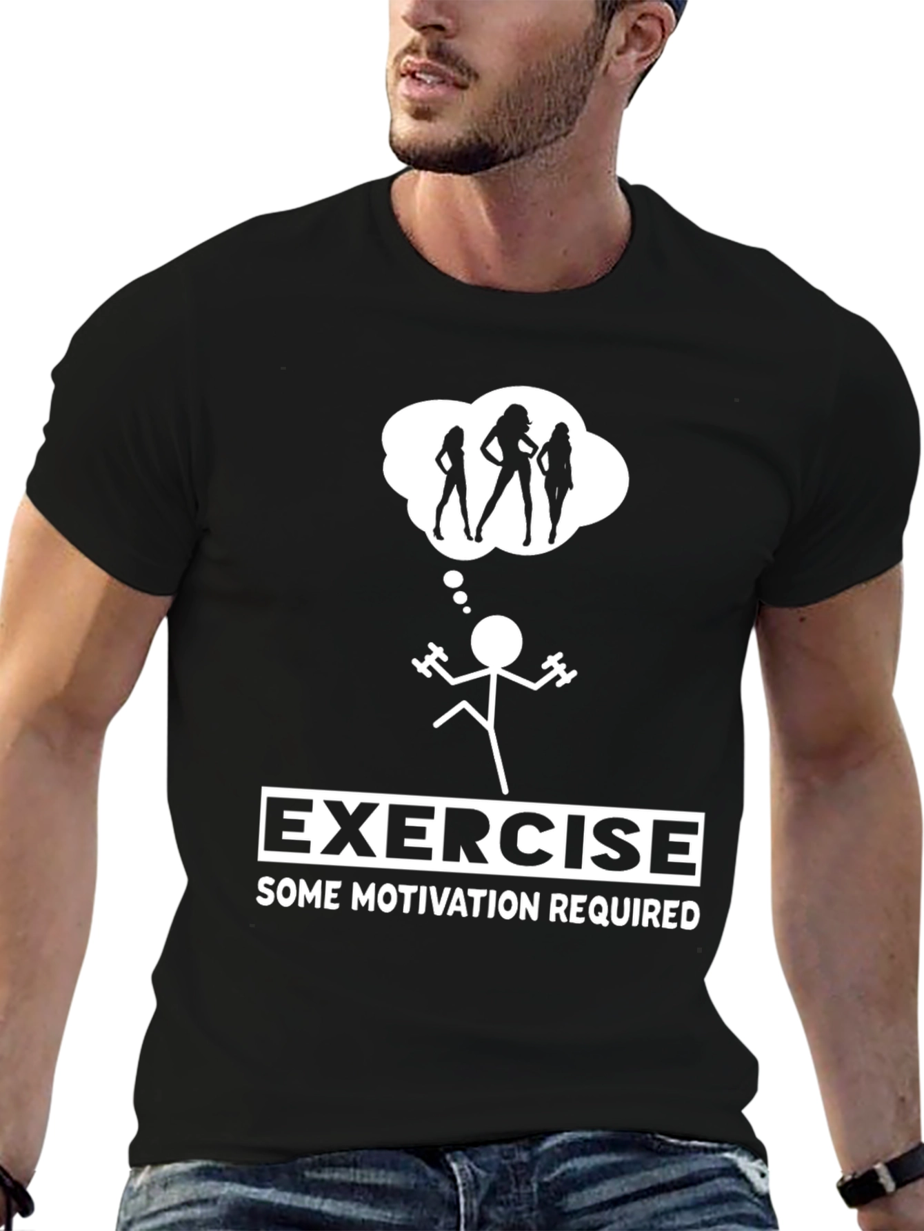 Funny Exercise Motivation Graphic T-Shirt