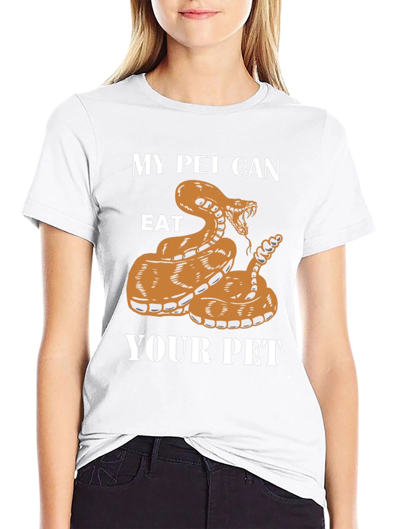 My Pet Can Eat Your Pet Snake Graphic Tee