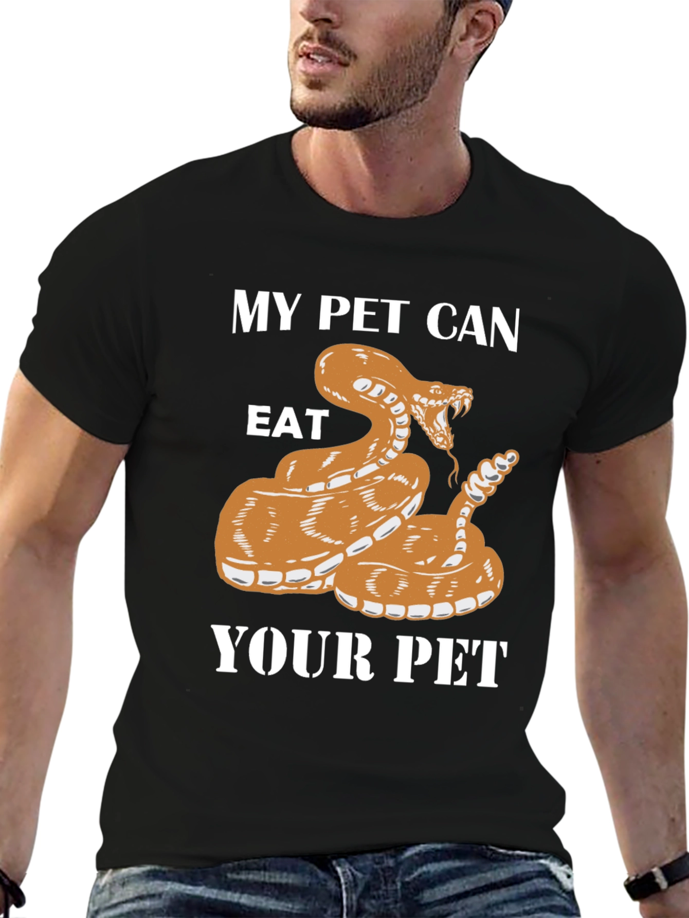 My Pet Can Eat Your Pet Snake Graphic Tee