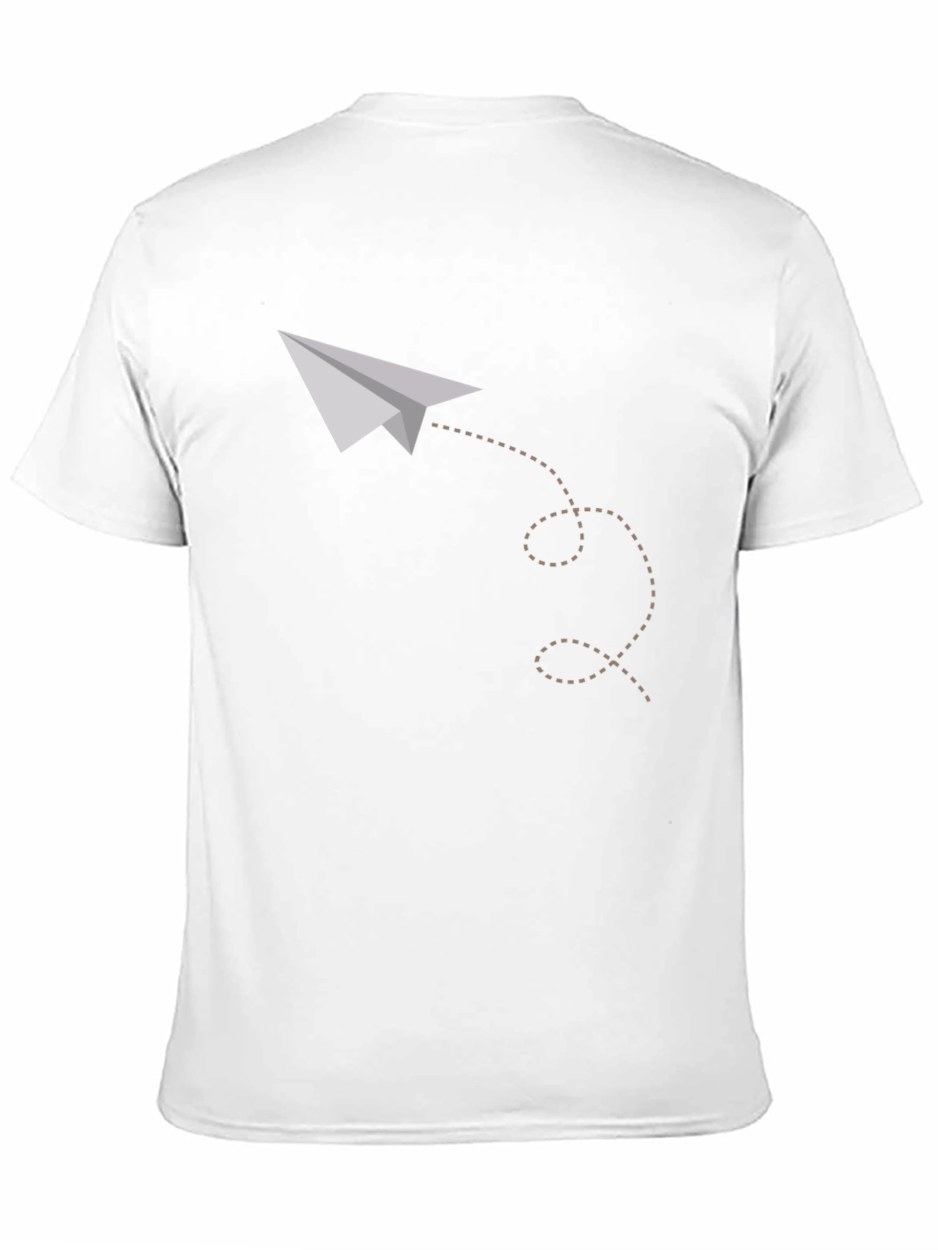 Paper Airplane Graphic Tee - Soft Cotton Casual Shirt