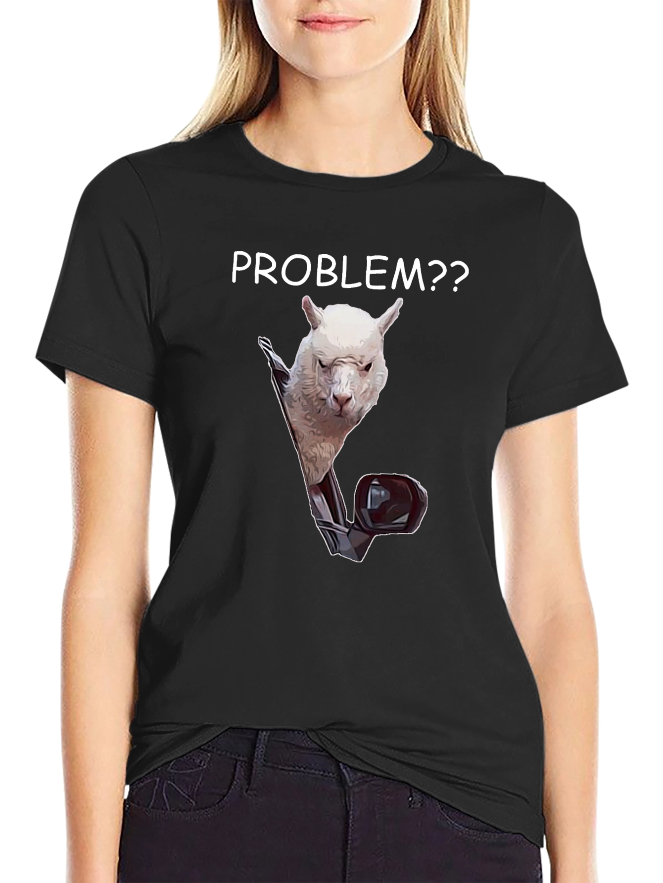 Problem Llama T-Shirt - Funny Animal Tee