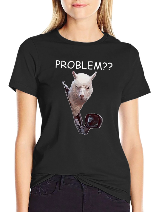 Problem Llama T-Shirt - Funny Animal Tee