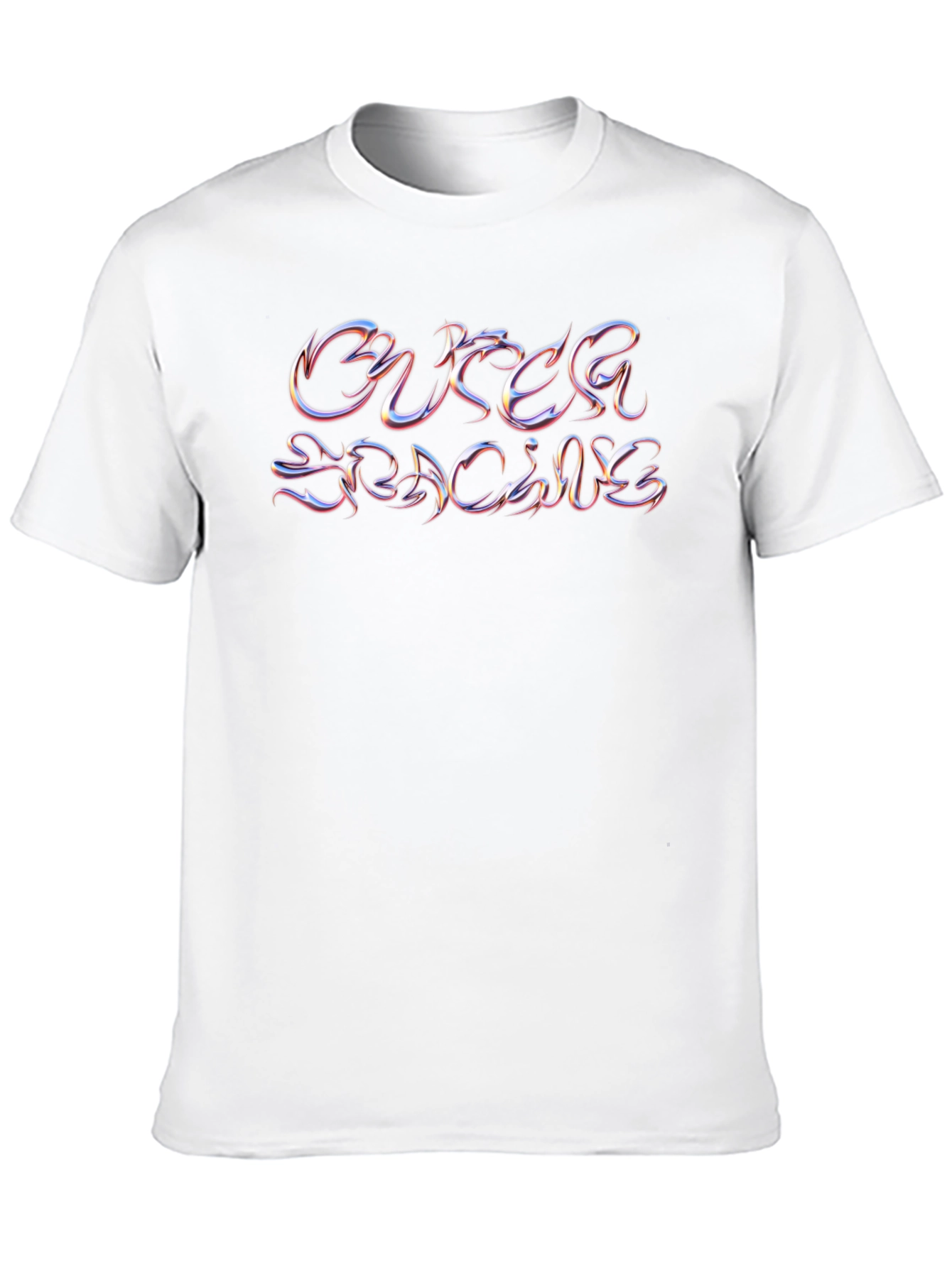 Retro Chrome Spacing Graphic Tee