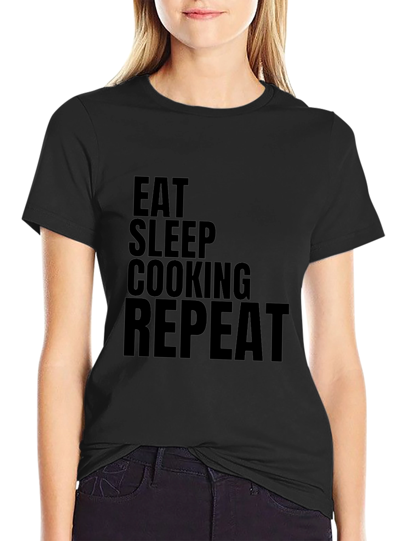 Eat Sleep Cooking Repeat T-Shirt