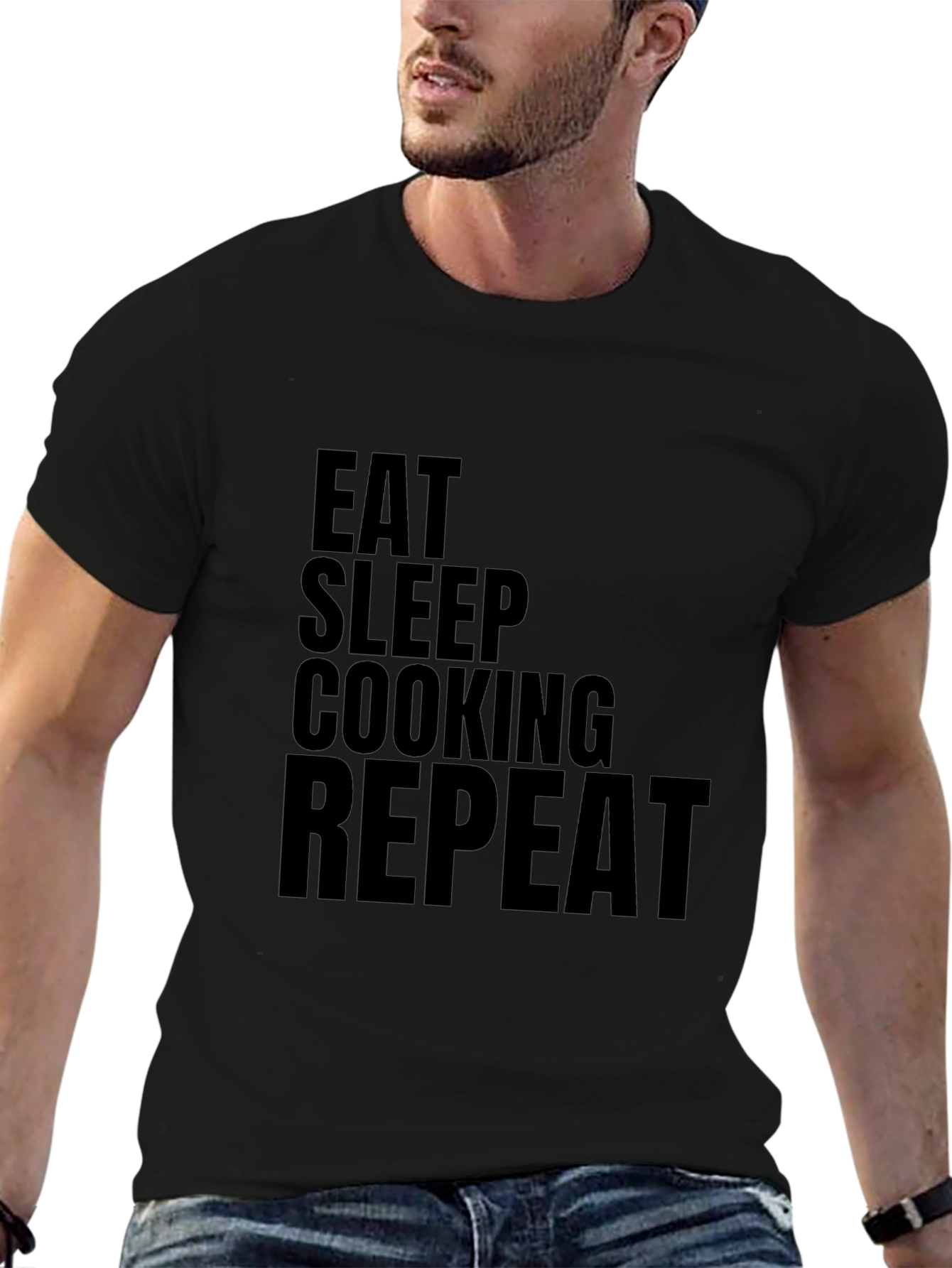 Eat Sleep Cooking Repeat T-Shirt