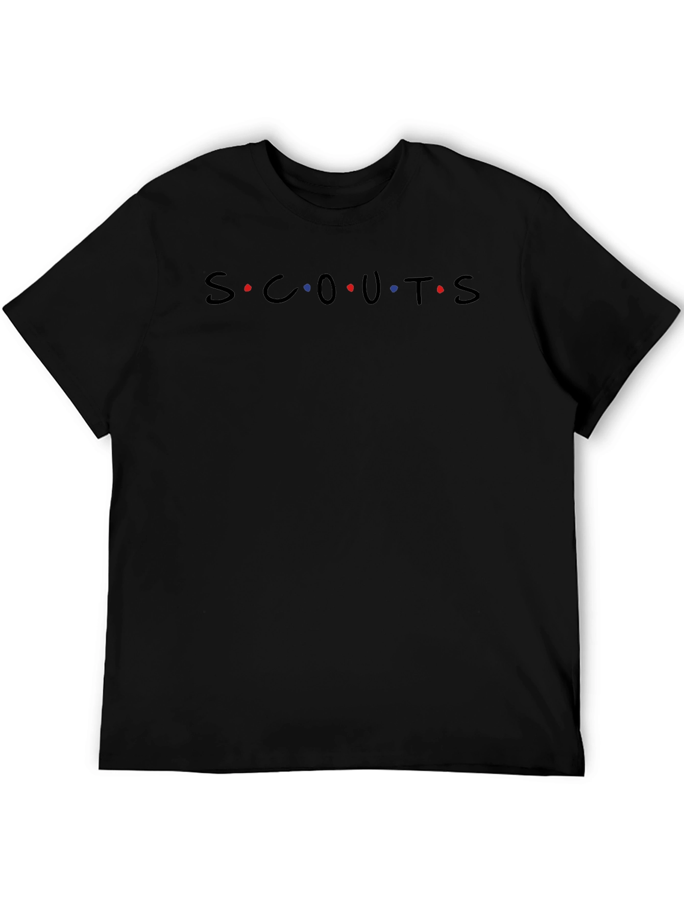 Scouts Friends Inspired Black T-Shirt