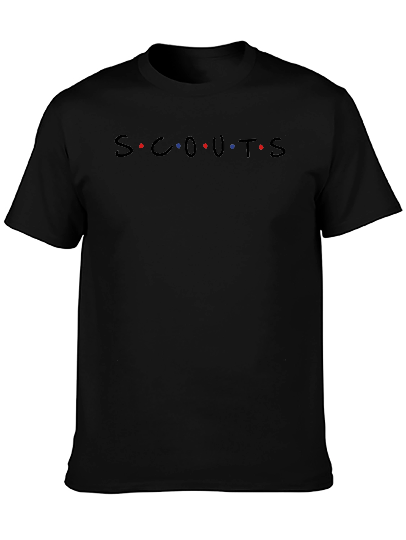 Scouts Friends Inspired Black T-Shirt