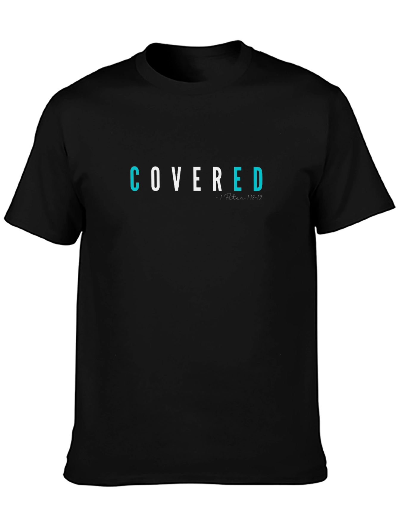 Covered Graphic T-Shirt - Crew Neck Short Sleeve