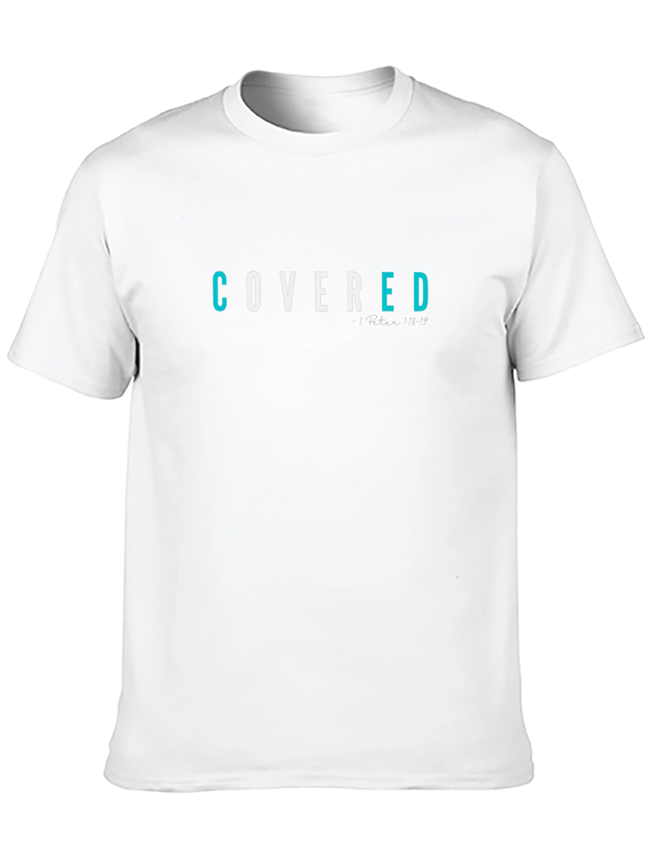 Covered Graphic T-Shirt - Crew Neck Short Sleeve