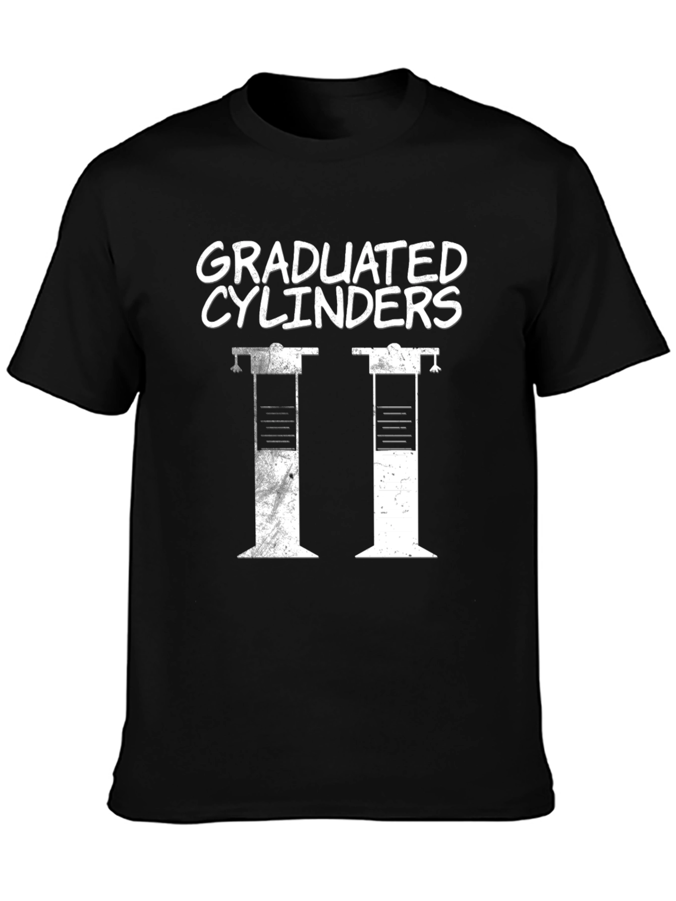 Graduated Cylinders Funny Science T-Shirt