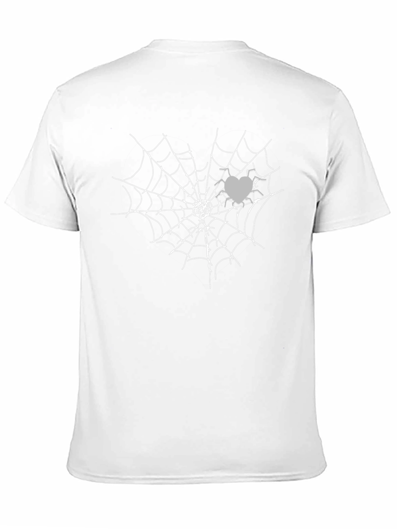 Heart in Web Tee - Black Graphic T-Shirt
