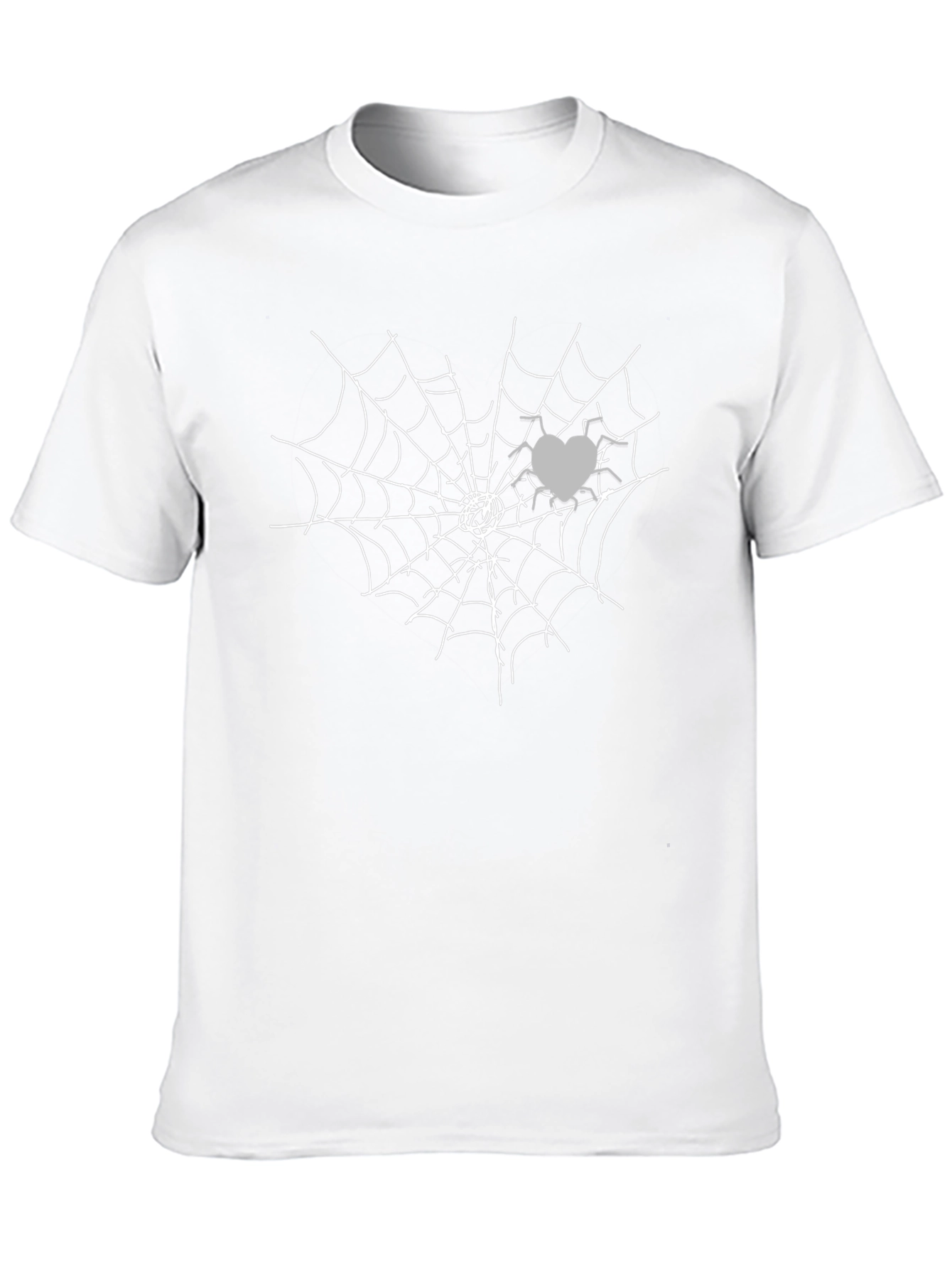 Heart in Web Tee - Black Graphic T-Shirt