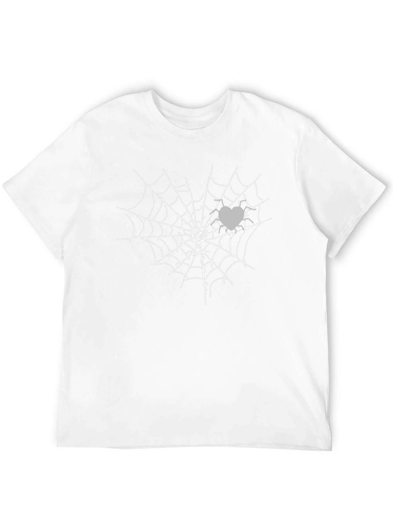 Heart in Web Tee - Black Graphic T-Shirt