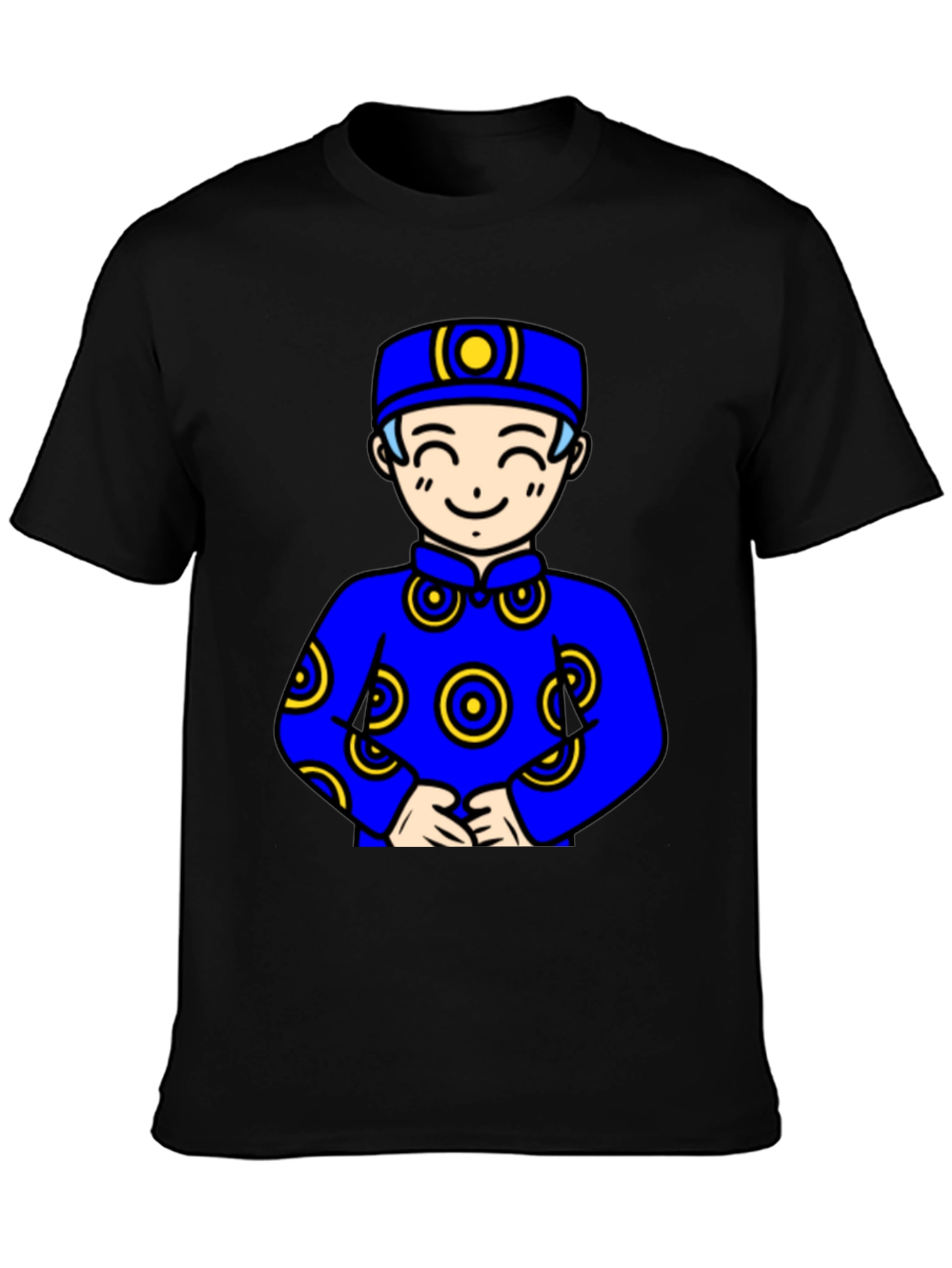 Cartoon Character Black T-Shirt