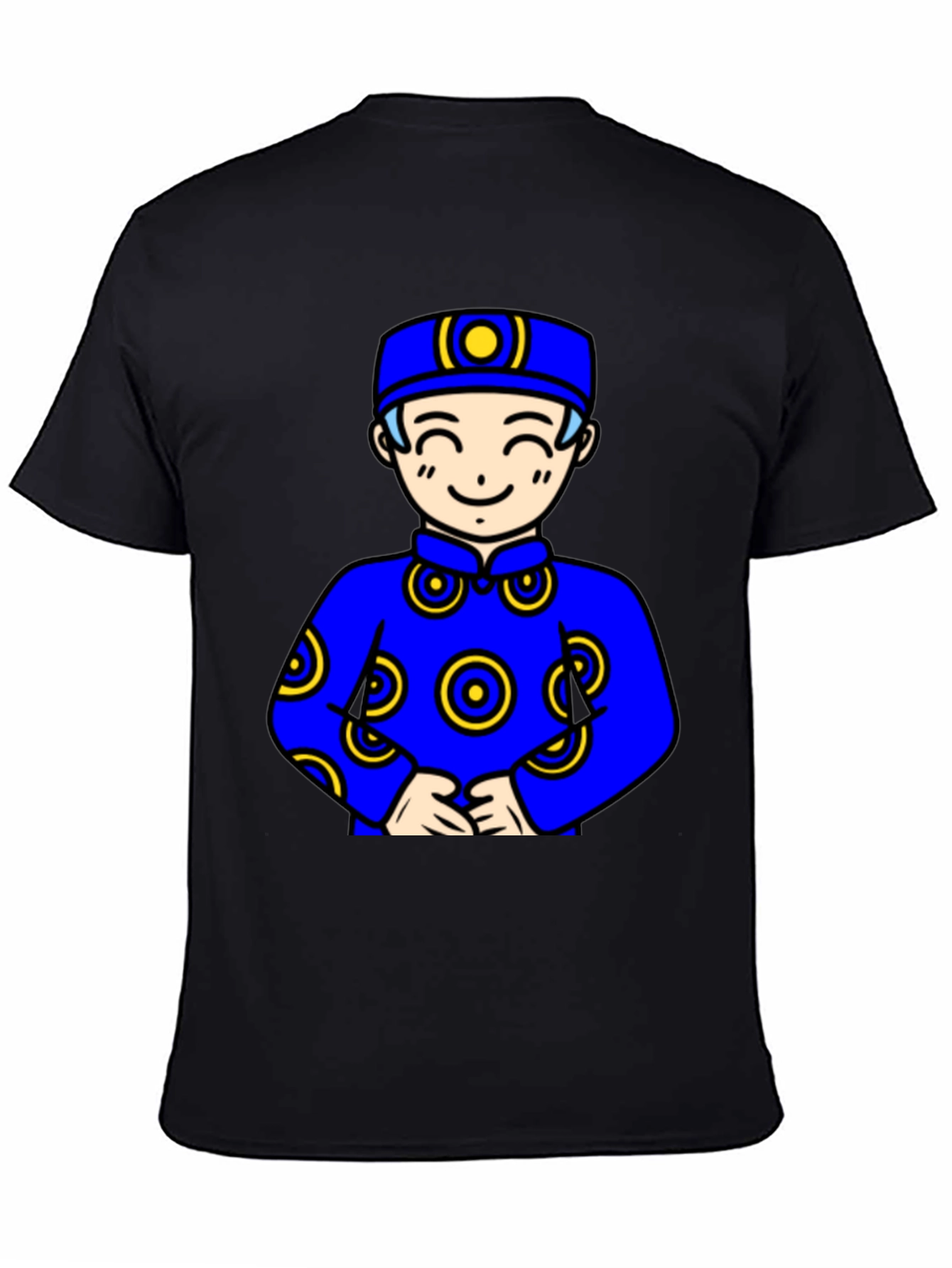 Cartoon Character Black T-Shirt