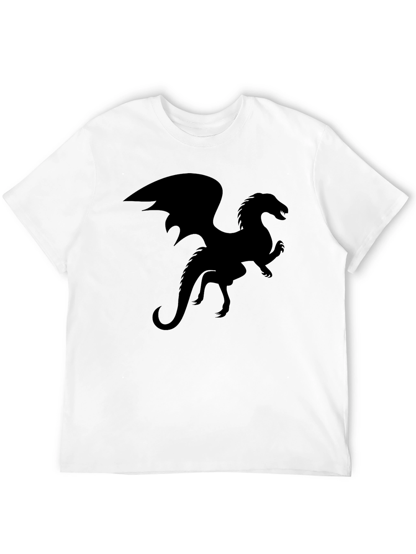 Black Dragon Silhouette Graphic Tee