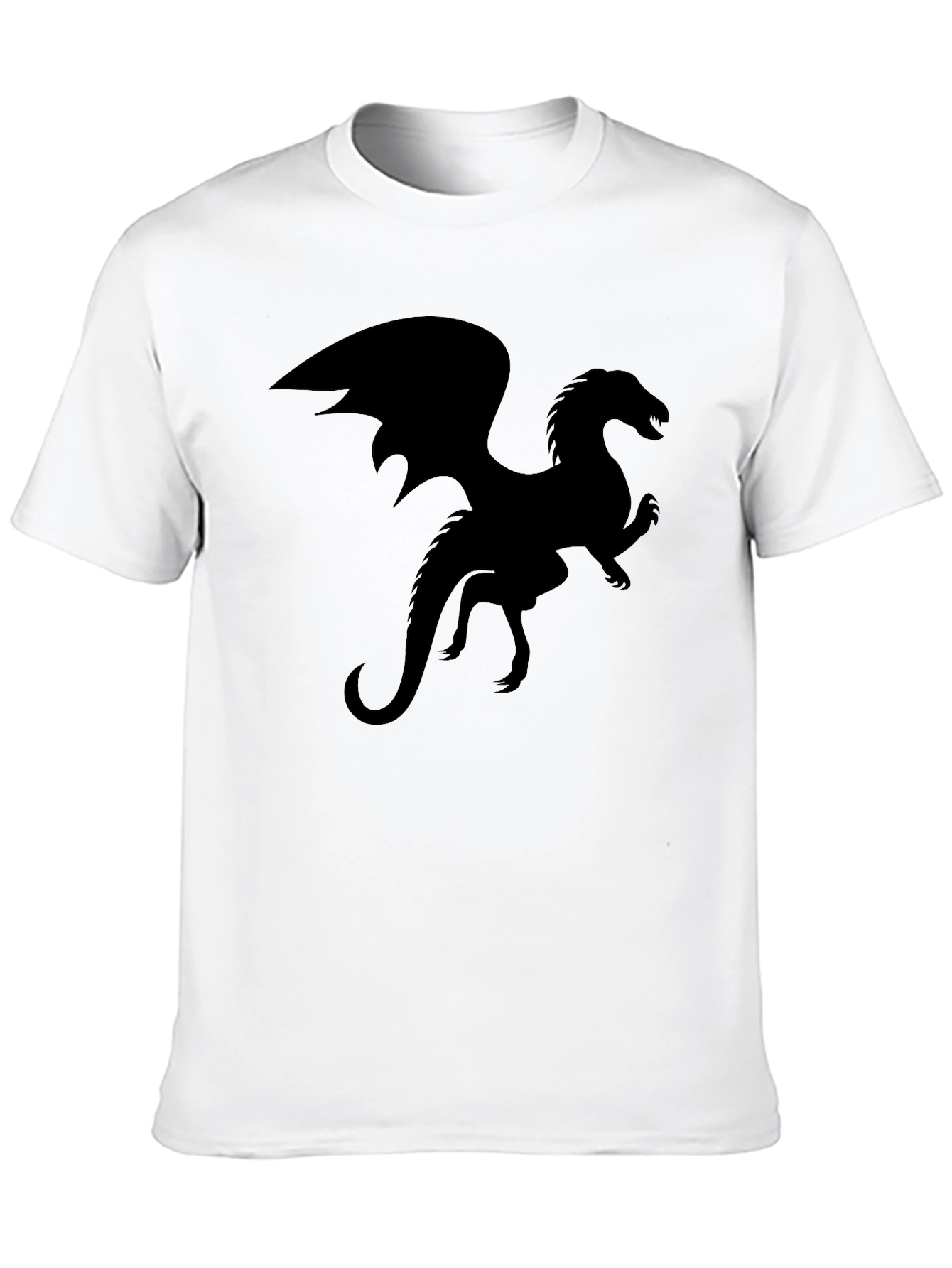 Black Dragon Silhouette Graphic Tee