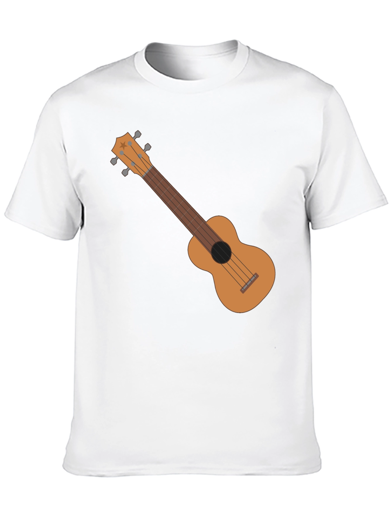 Ukulele Graphic Black Tee