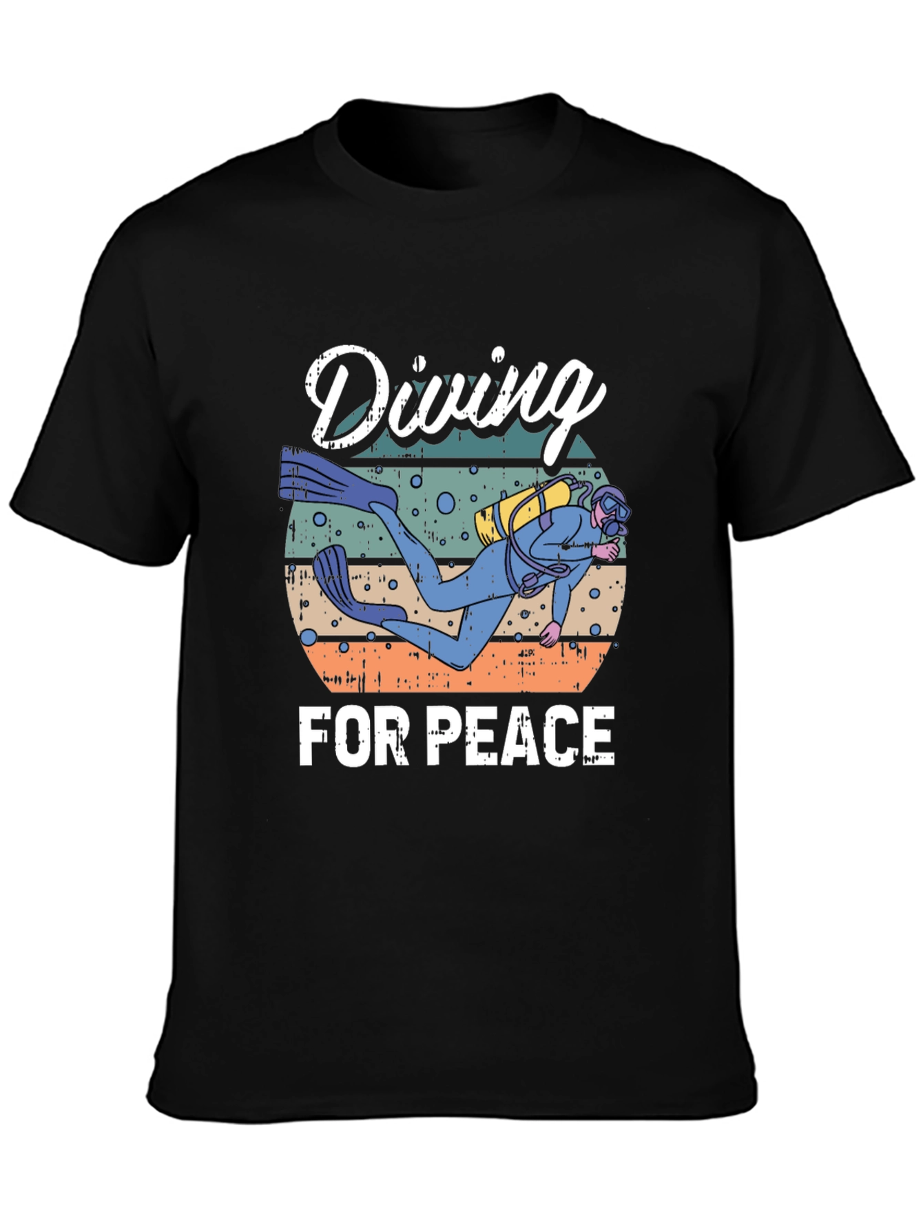 Diving for Peace Graphic T-Shirt