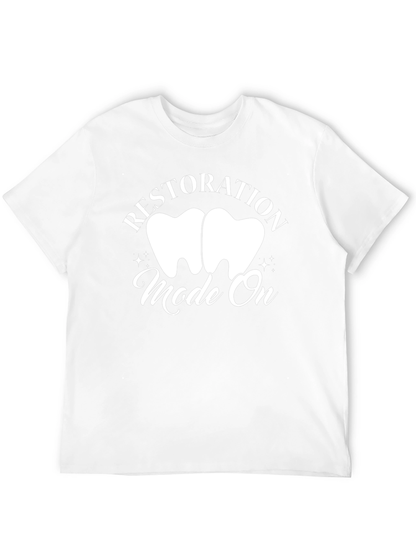 Restoration Mode On Black T-Shirt