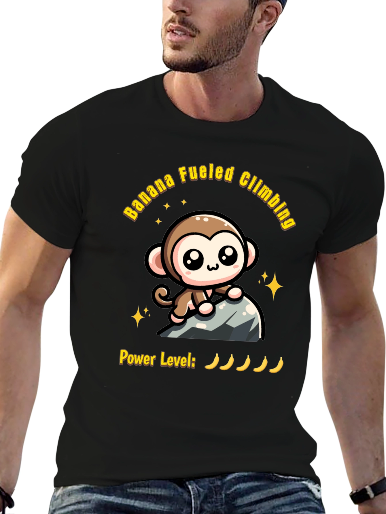 Banana Fueled Climbing Monkey T-Shirt