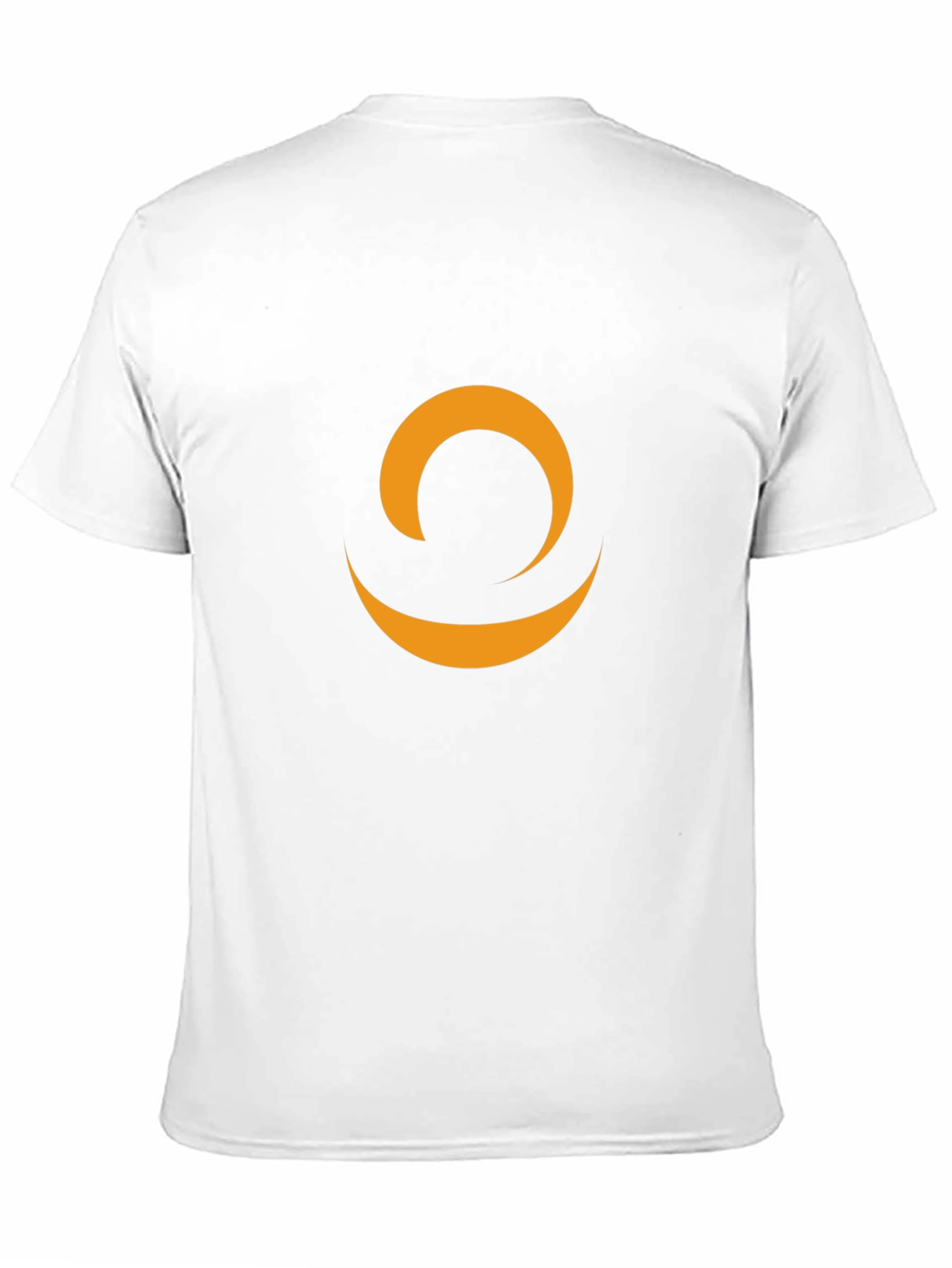 Minimalist Crescent Moon Graphic Black Tee