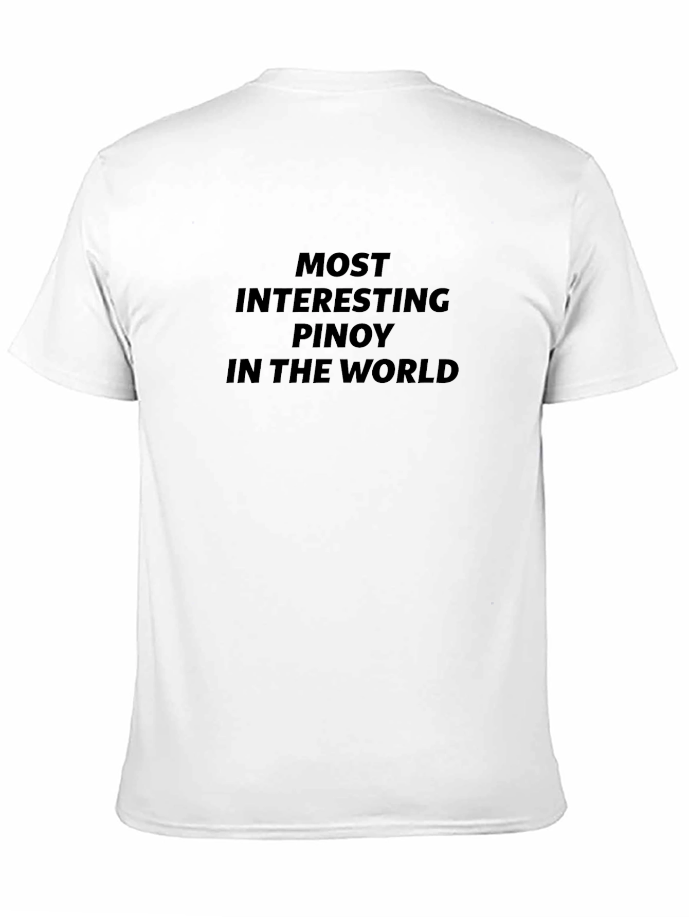Interesting Pinoy World Mens Black T-Shirt
