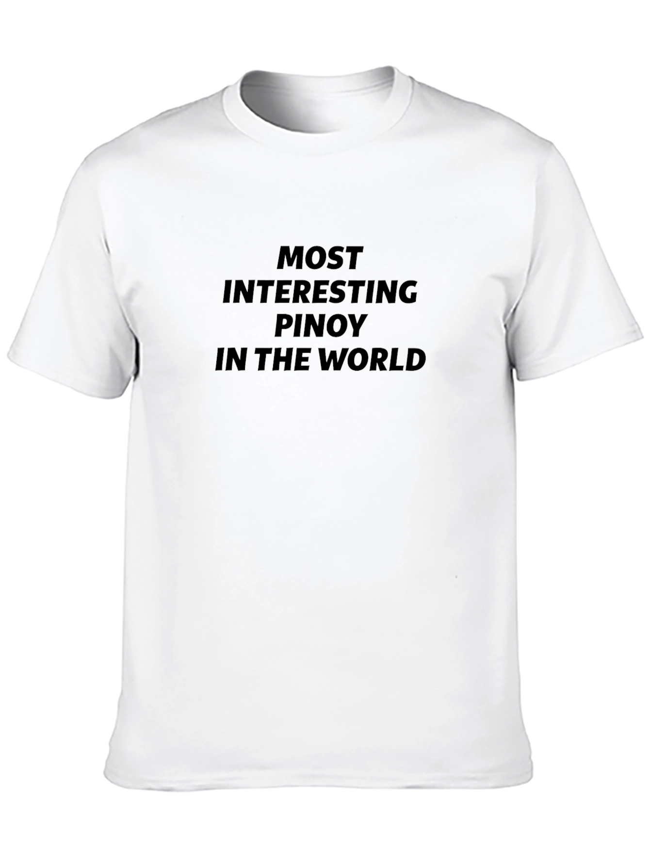 Interesting Pinoy World Mens Black T-Shirt