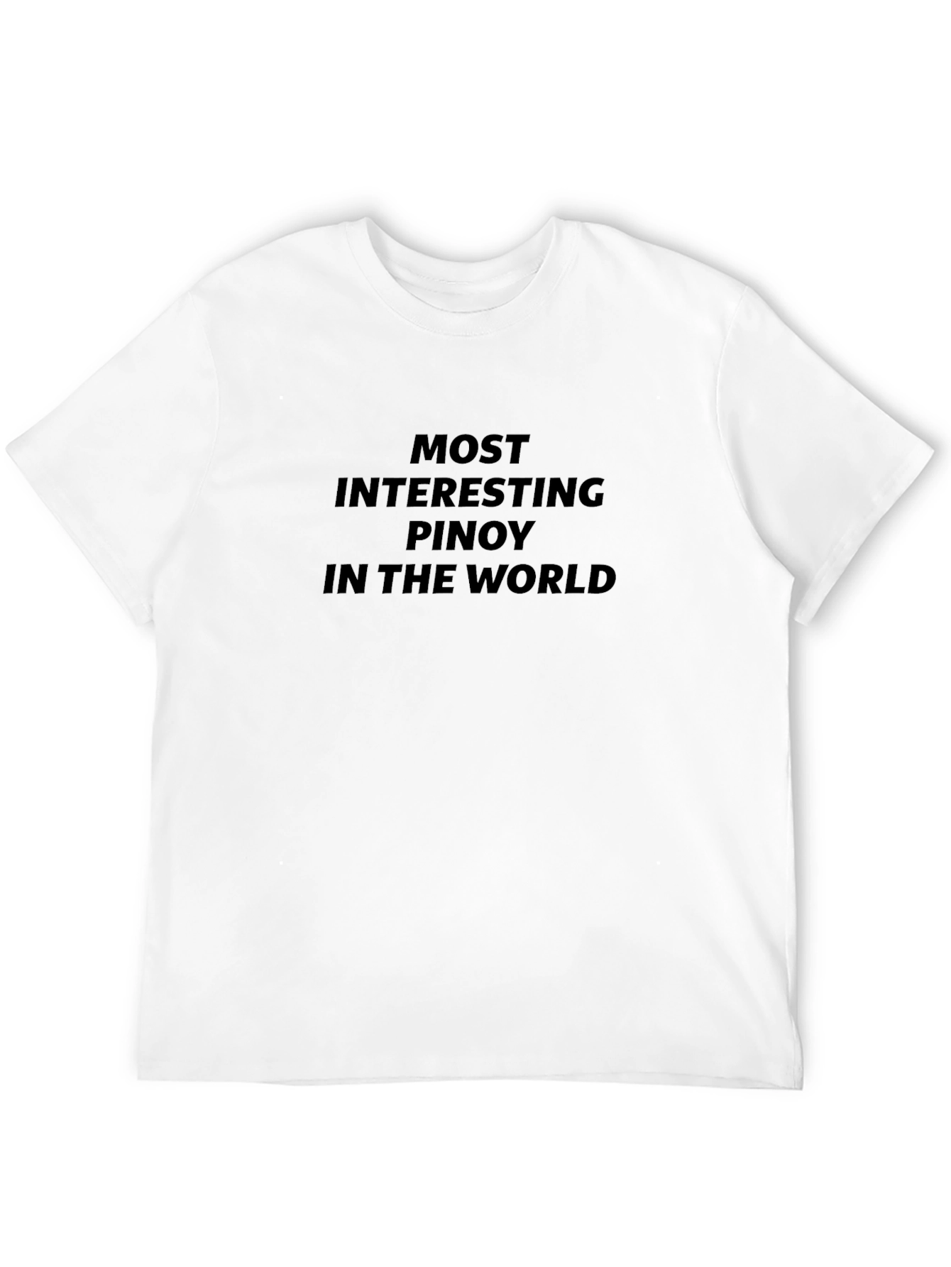 Interesting Pinoy World Mens Black T-Shirt