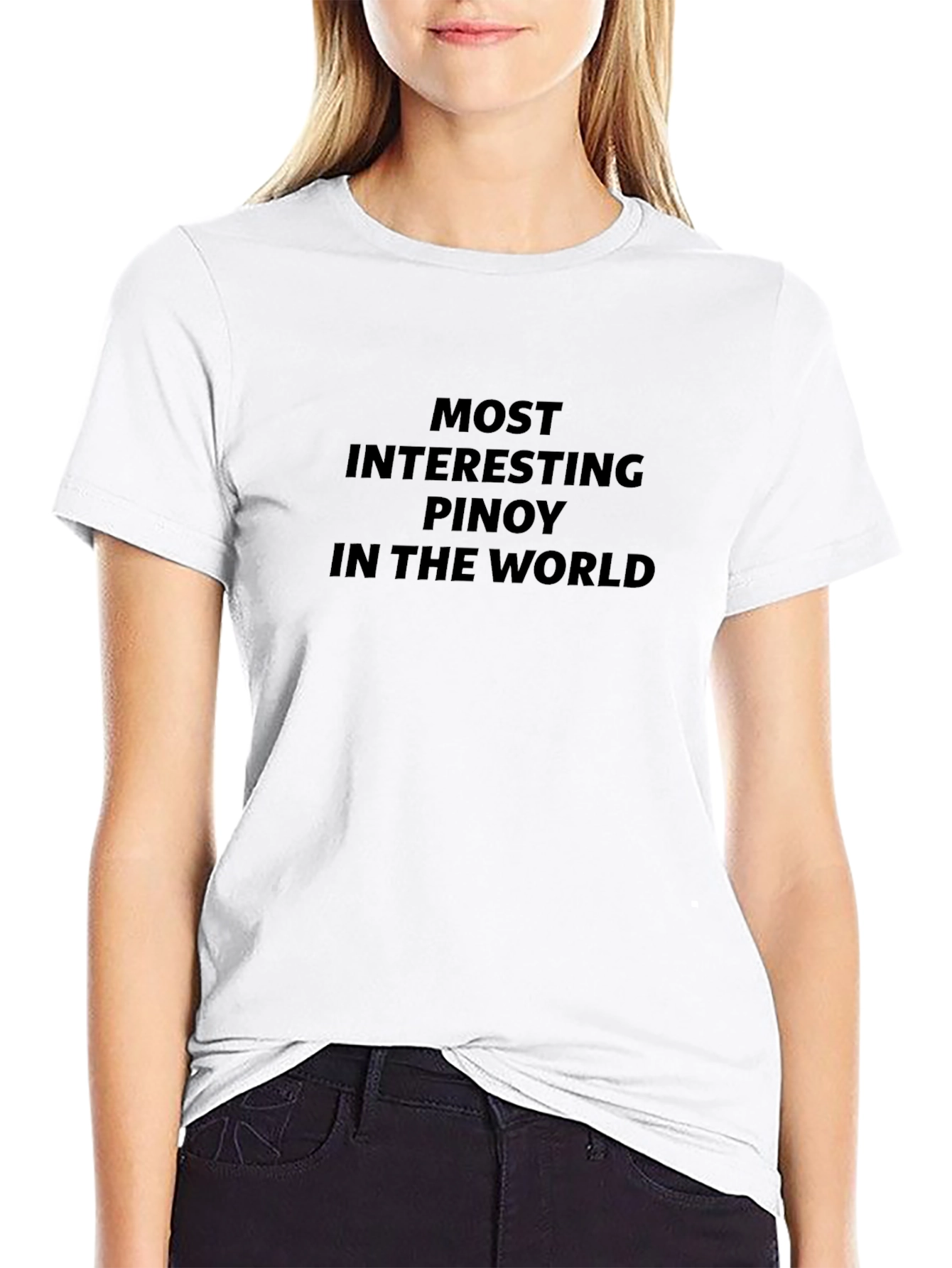 Interesting Pinoy World Mens Black T-Shirt