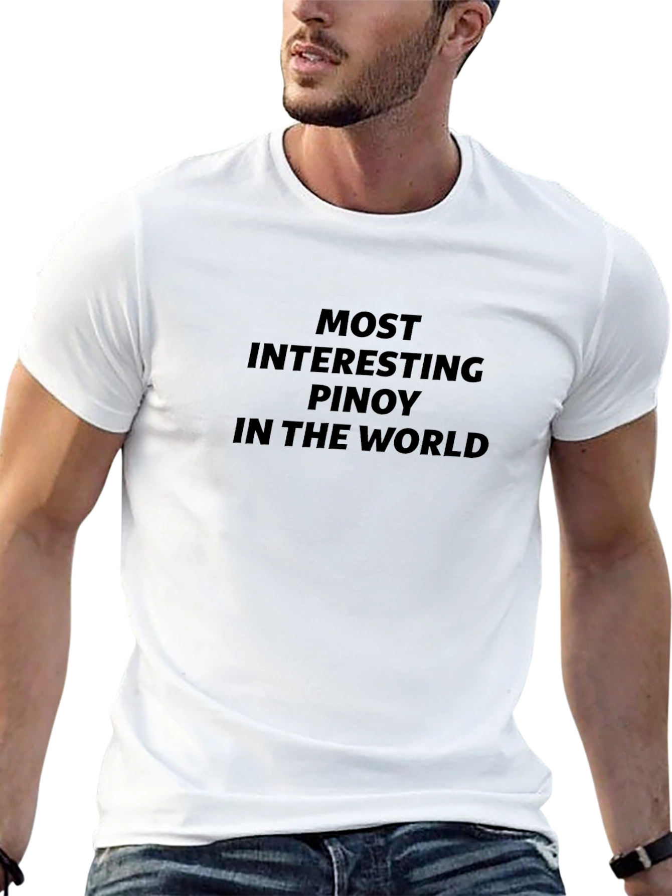 Interesting Pinoy World Mens Black T-Shirt