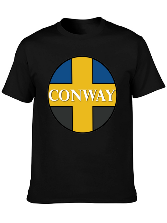 Conway Flag T-Shirt - Black Graphic Tee
