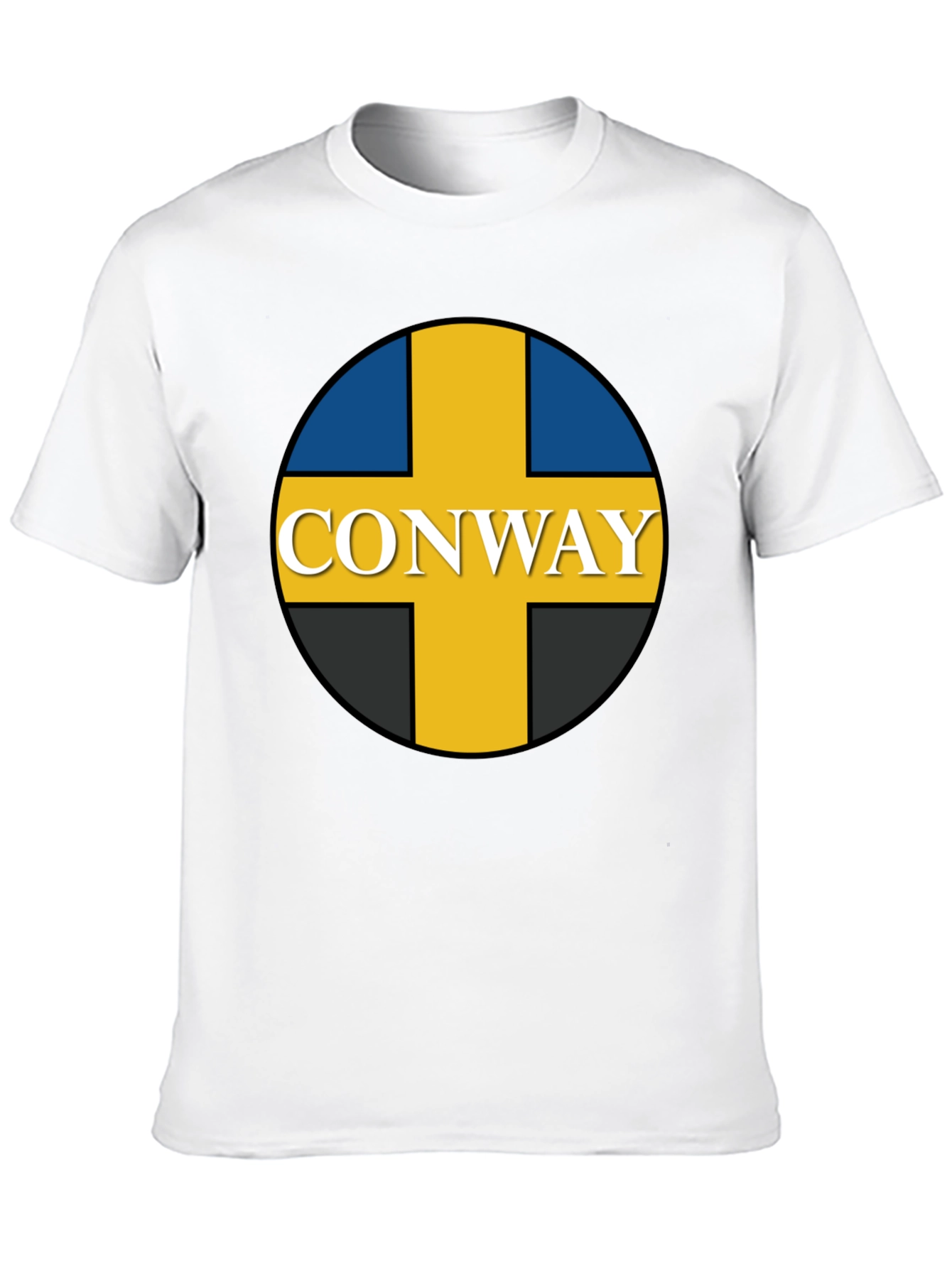 Conway Flag T-Shirt - Black Graphic Tee