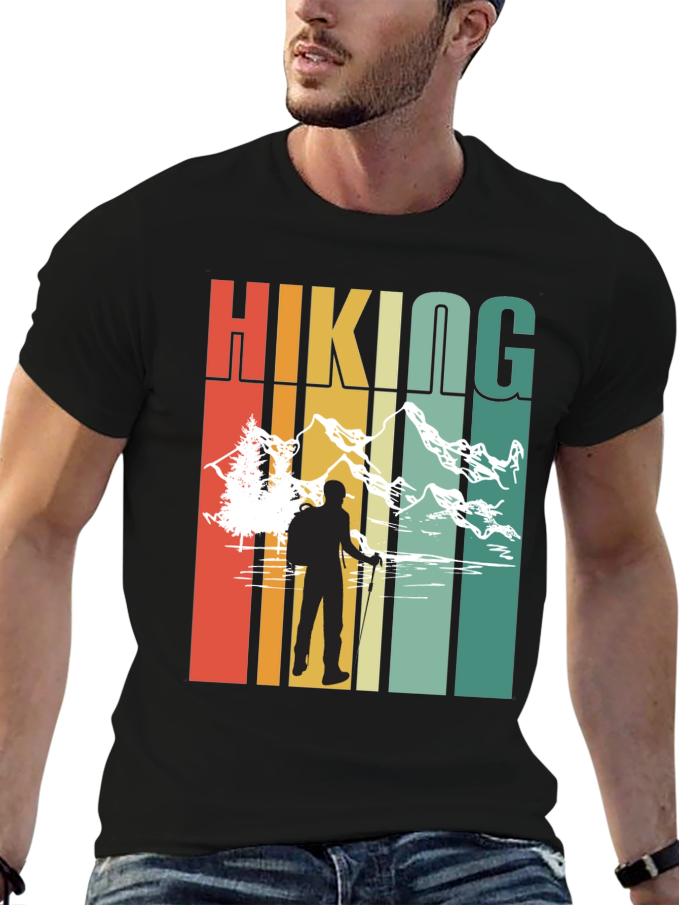 Hiking Adventure Black T-Shirt