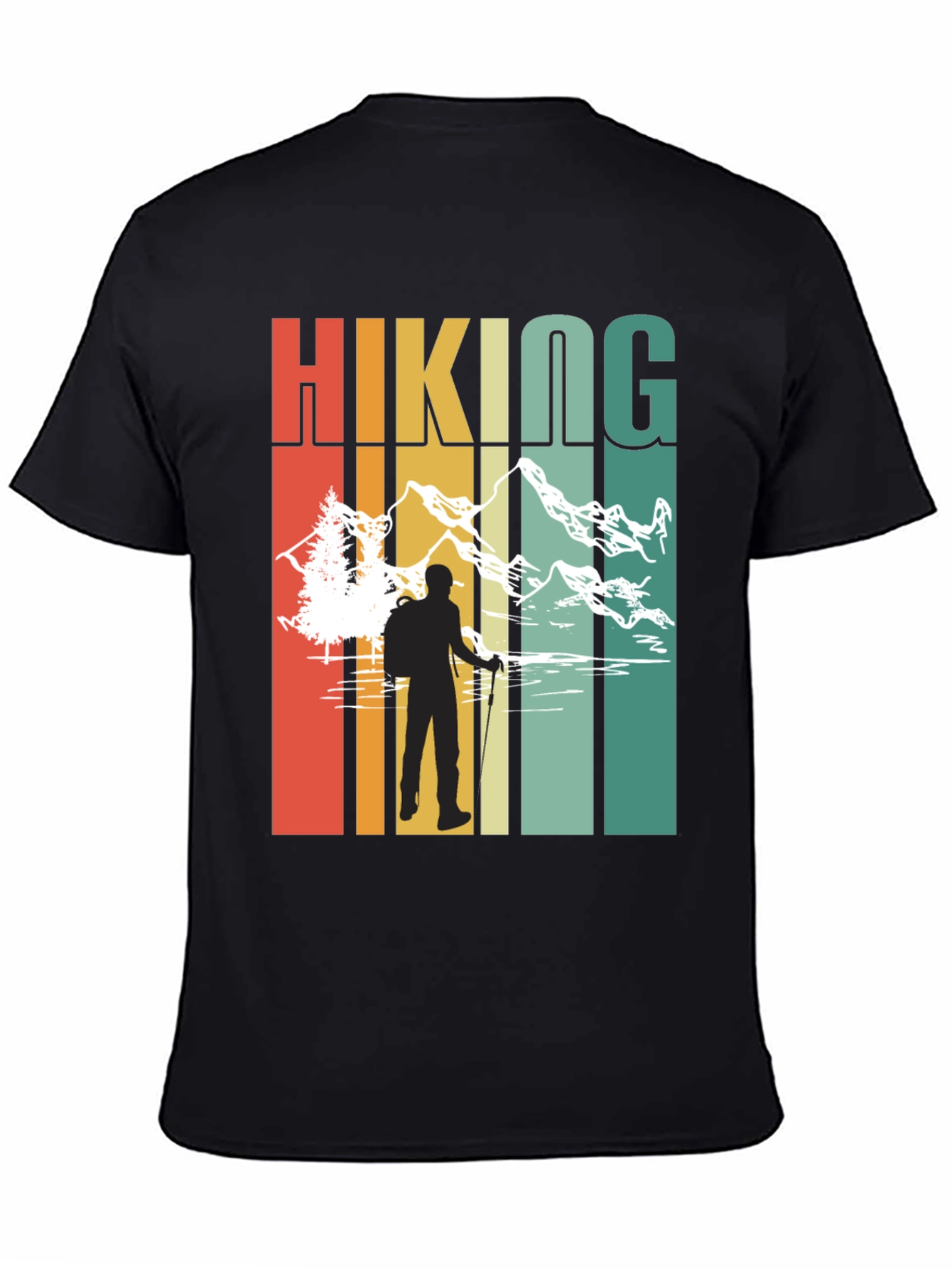 Hiking Adventure Black T-Shirt