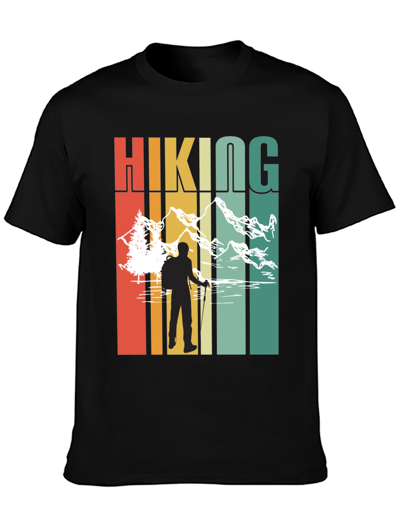 Hiking Adventure Black T-Shirt