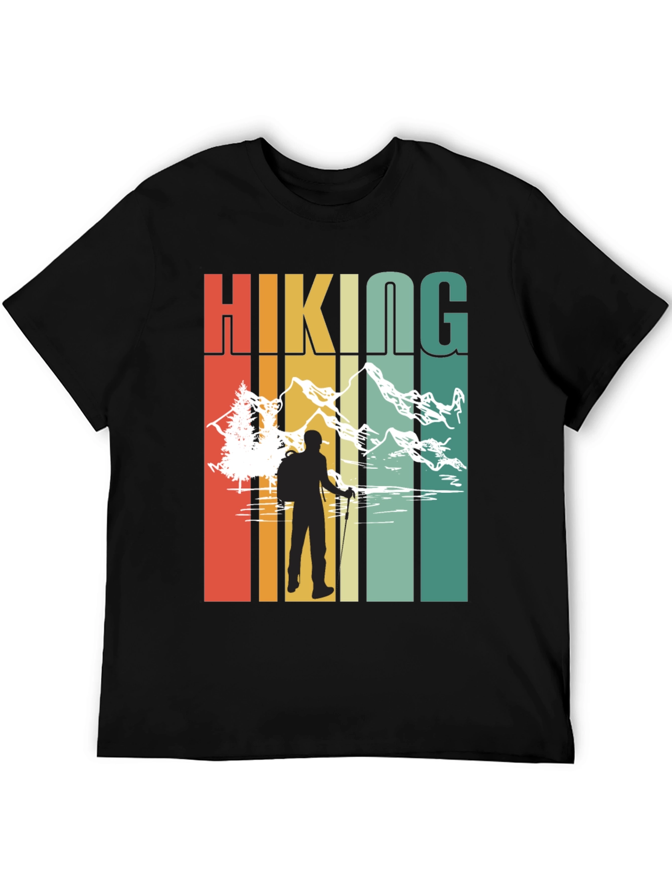 Hiking Adventure Black T-Shirt