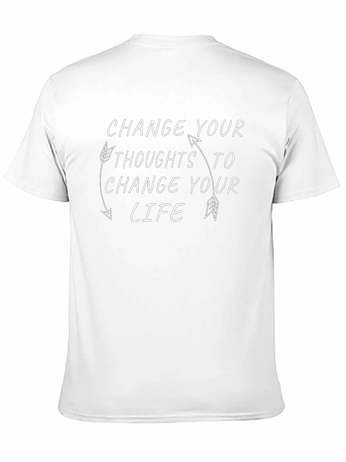 Inspirational Change Your Life Graphic Tee