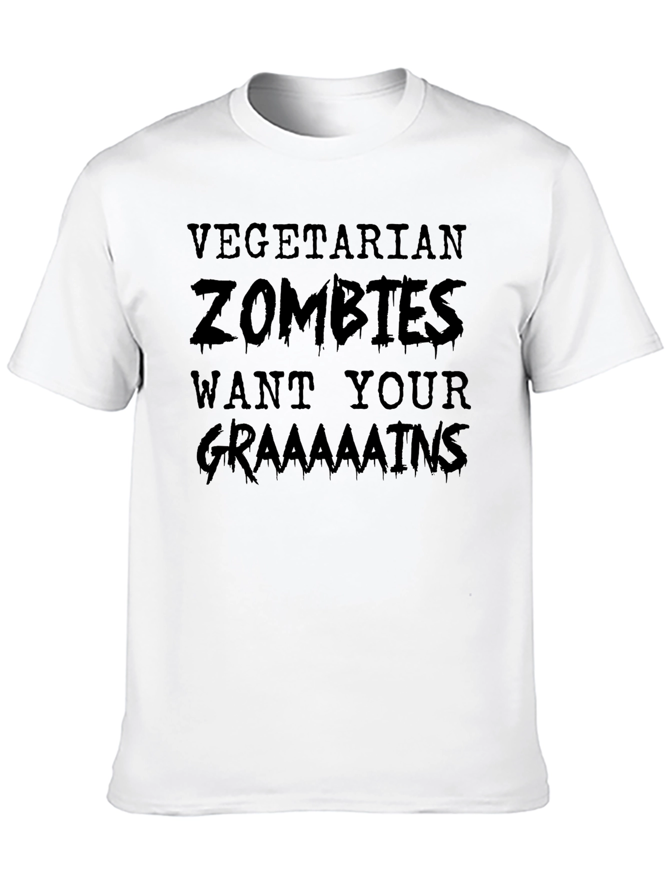 Vegetarian Zombie GRAAAINS T-Shirt