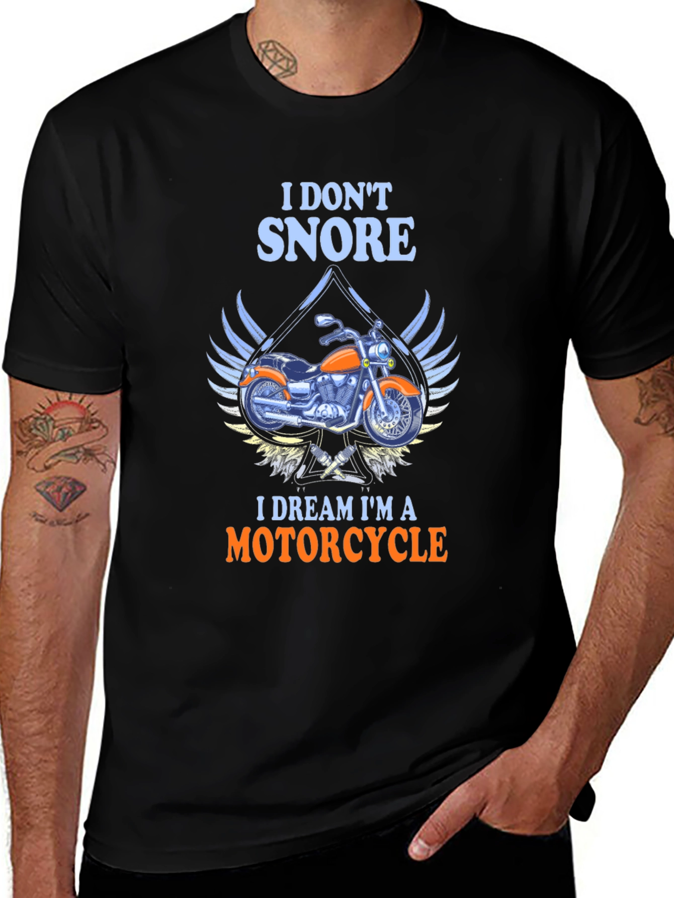 I Dont Snore Motorcycle T-Shirt