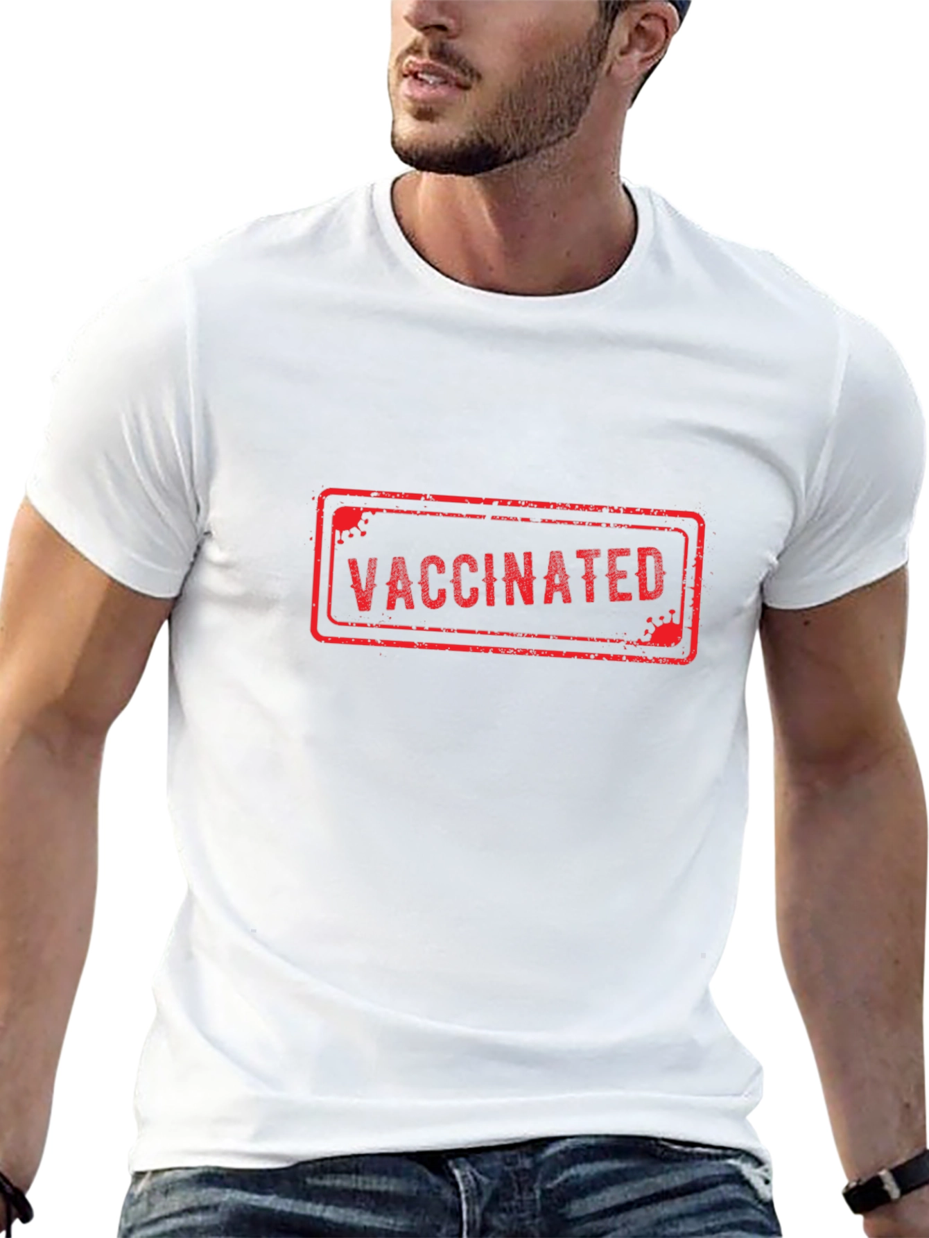 Vaccinated Graphic Tee - Modern Fit