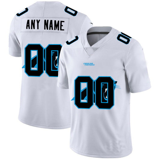 Custom1 Carolina Panthers White Team Big Logo Vapor Untouchable Limited Jerseys Stitched Jerseys Football Jerseys