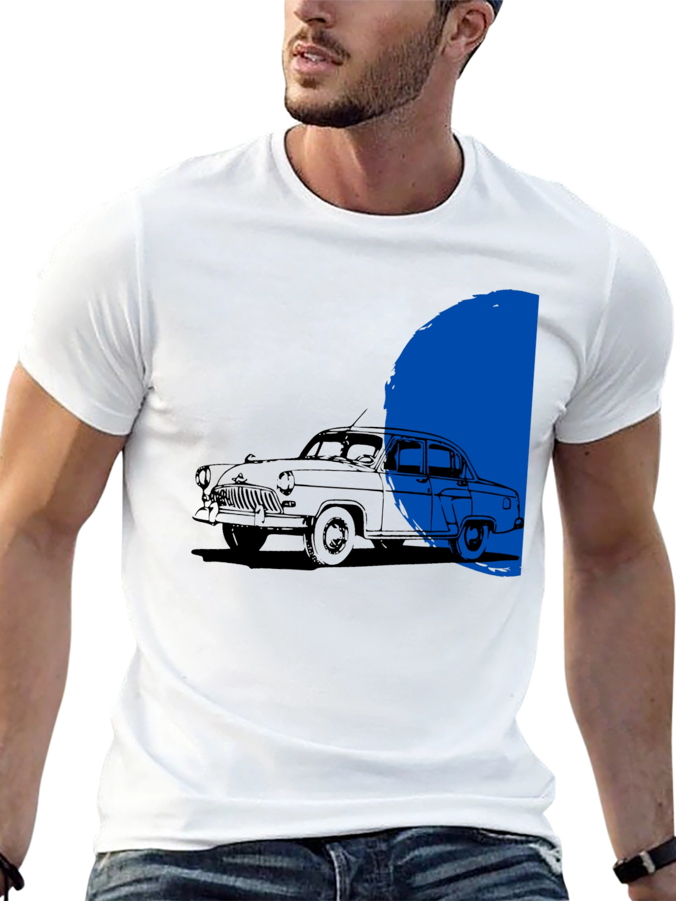 Classic Car T-Shirt - Retro Auto Design