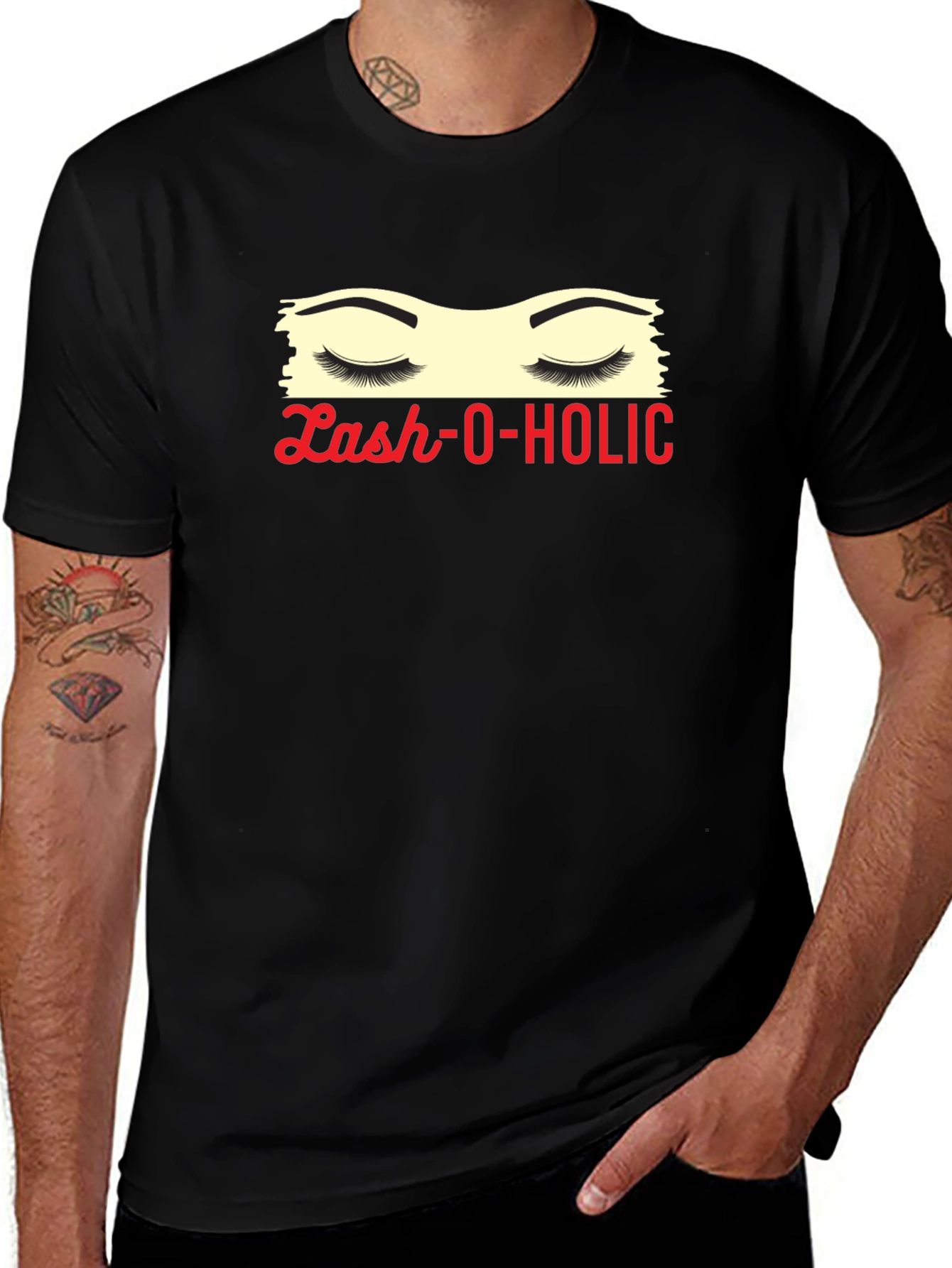 Lash-O-Holic Graphic Tee - Stylish & Trendy