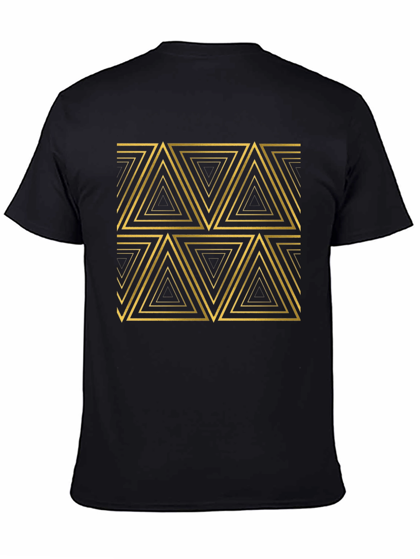 Geometric Triangle Pattern T-Shirt