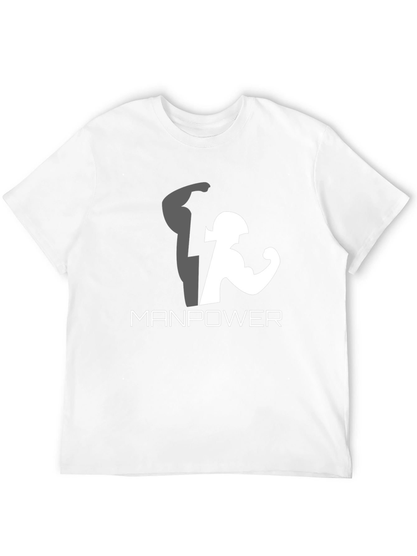 Manpower Graphic T-Shirt - Power Up Your Style!