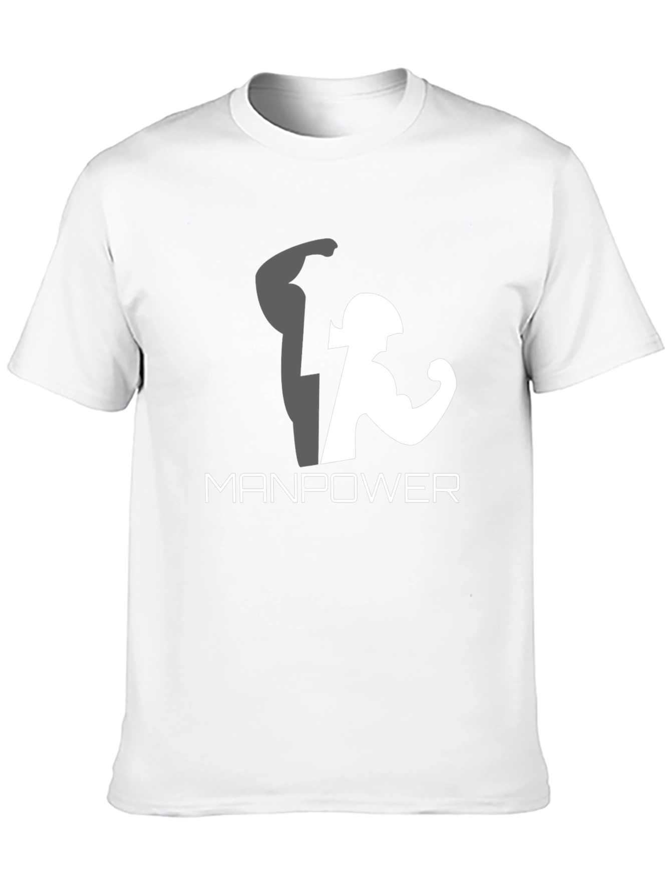 Manpower Graphic T-Shirt - Power Up Your Style!
